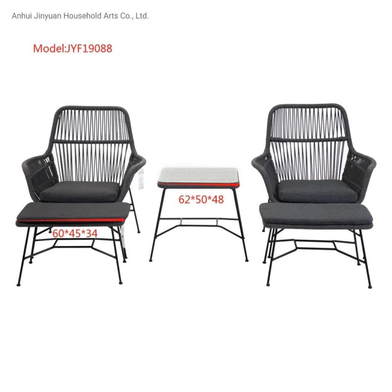Metal Fashion Fabric Rope Outdoor Garden Chair