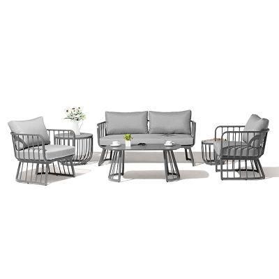 High Quality New Arrival Leisure Garden Sofa Set Outdoor Aluminium Frame Furniture
