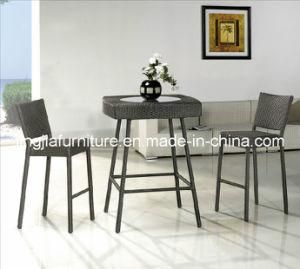 Outdoor Aluminium/Aluminum Wicker Rattan Bar Table (JJ-S679)