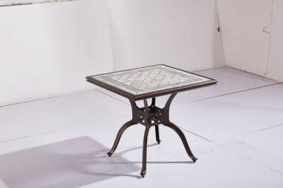Cast Aluminum Furniture Used for Outdoor Table