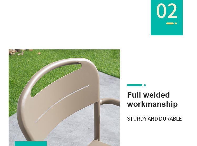 Vangarden Aluminum Outdoor Patio Furniture Dining Chair