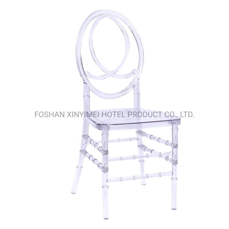 Wholesale Wedding Decorations Supplies Clear Crystal Plastic Resin Phoenix Chair