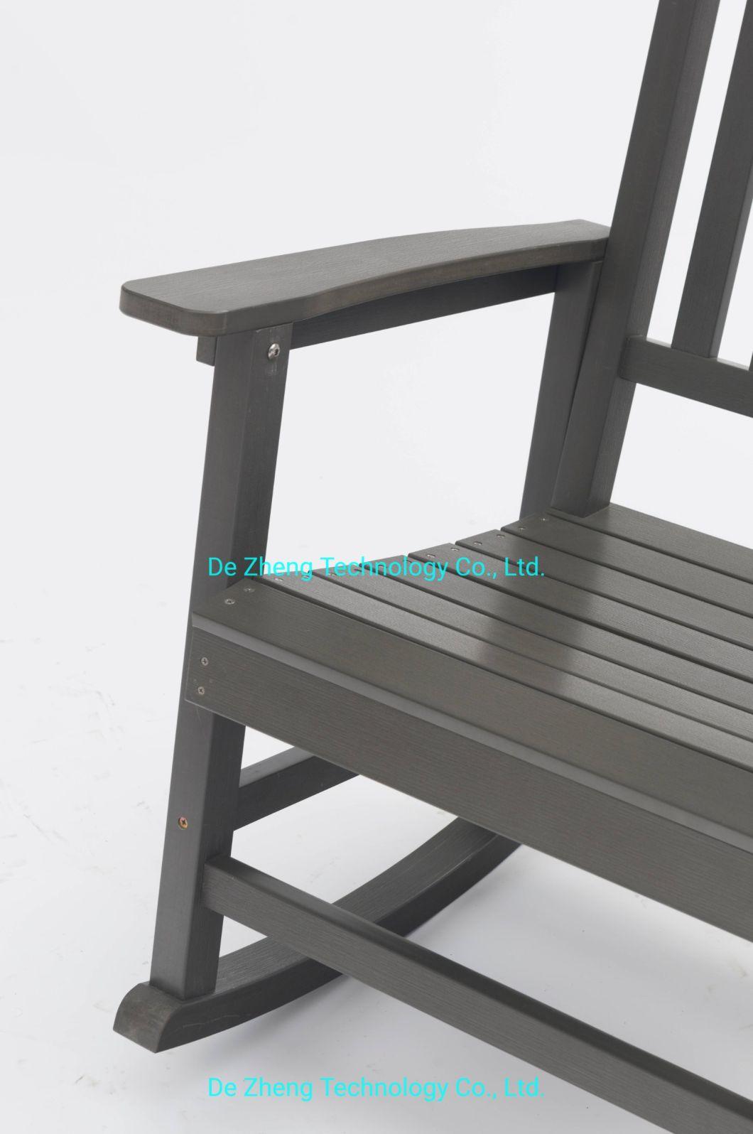 Outdoor Dining Wood Rocking Chair Garden Patio Leisure Wooden Balcony Chair