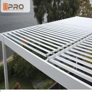 2021 High Quality Customized Shutters Aluminium Outdoor Louvre Roof Pergola