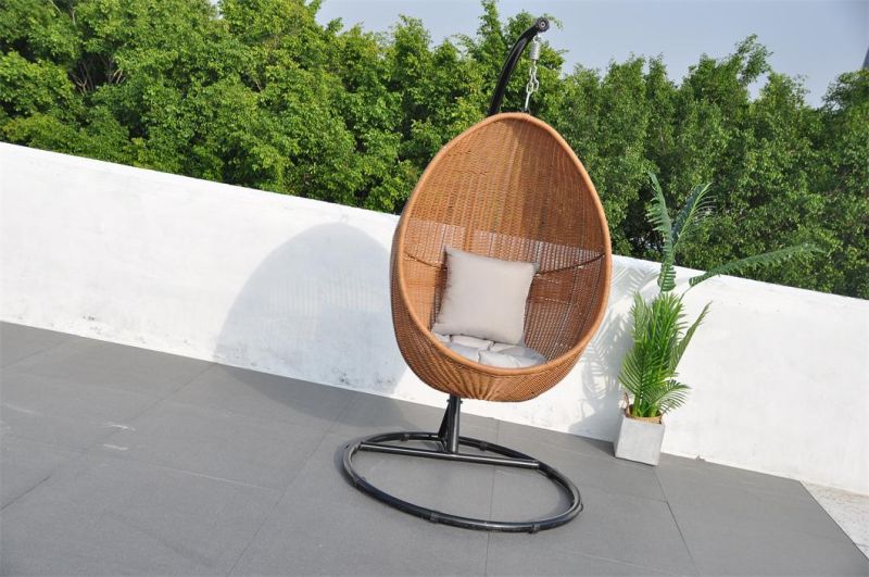 Outdoor Swing Bed Chair with Cushion Patio with Swing Chair