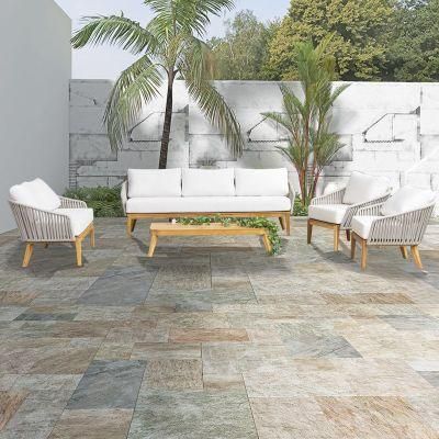 Restaurant Unfolded Darwin Modular China Set Outdoor Chair Teak Wood Wooden Sofa