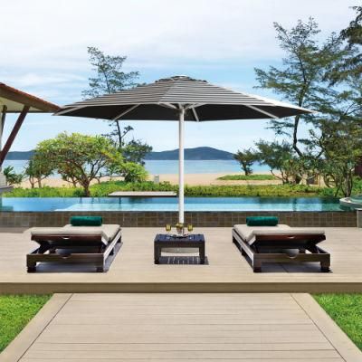 Outdoor Beach Swimming Pool Sunshade Single-Top Hydraulic MID-Pole Umbrella