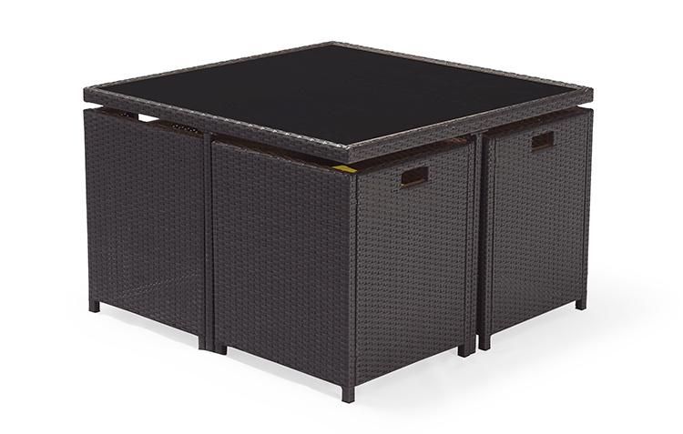 8 Seater Cubic Rattan / Wicker Furniture Dining Set