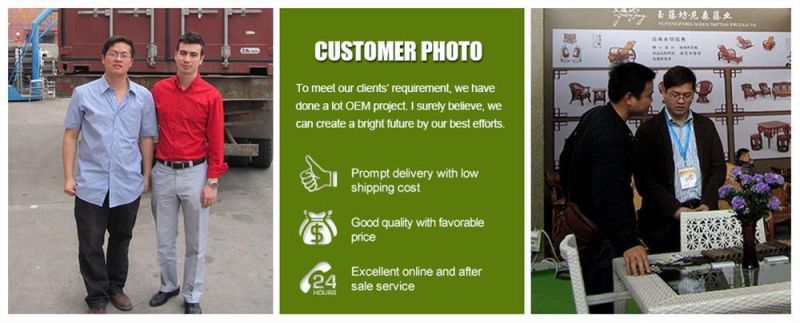 Factory Supplier Aluminum Garden Furniture Outdoor Table and Chairs China Set