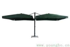 Big Double Sunshade Cantilever Park Car Umbrella for Parking