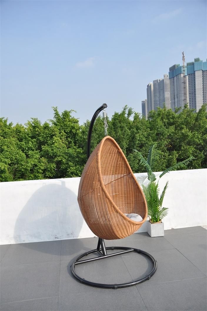 Outdoor Swing Bed Chair with Cushion Patio with Swing Chair