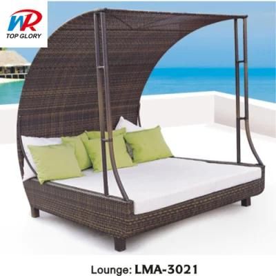 Modern Outdoor Garden Hotel Resort Patio Furniture Gazebo Beachbed Cabana Sofabed Sunbed