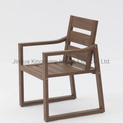 Polystyrene Wood Dining Chair with Cushion Outside Chair Home Furniture