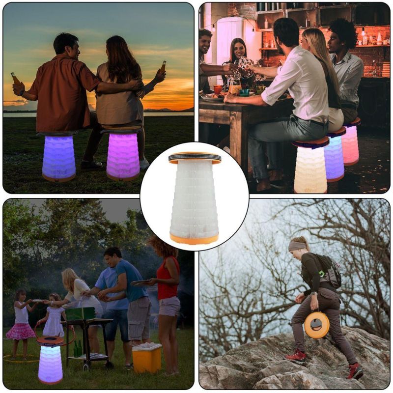 Portable Adjustable Camping Foldable Fishing Toilet Chair Sturdy Portable Light Weight Nylon Fiber Stool
