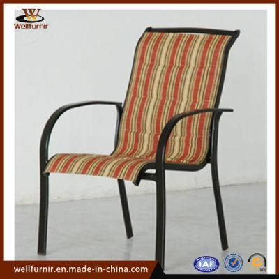 2018 Outdoor Garden Sun Aluminum Furniture Sling Dining Chair (WFTX-18807C)