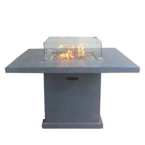 Outdoor Dining-Table Fire Table Dining Fire Table Gas Cylinder Inside