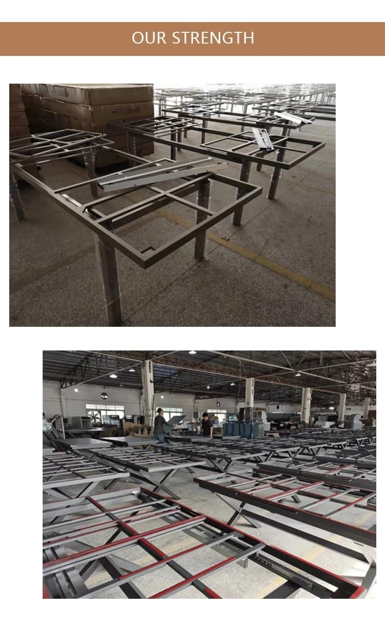 Customized New OEM Foshan Restaurant Rattan Sofa Dining Furniture Outdoor Extensible Table