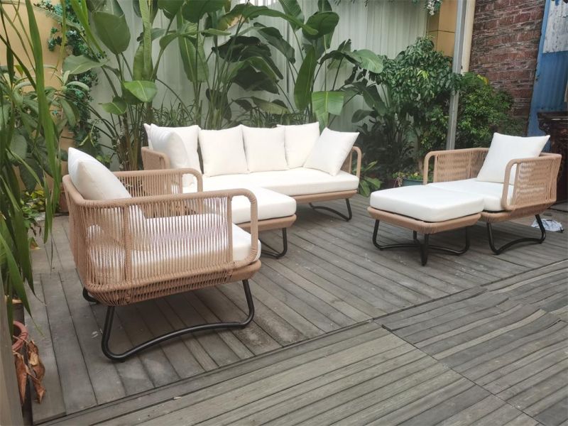 Modern Garden Outdoor Wooden Custom Furniture Set Other Outdoor Patio Furniture Sofa Set