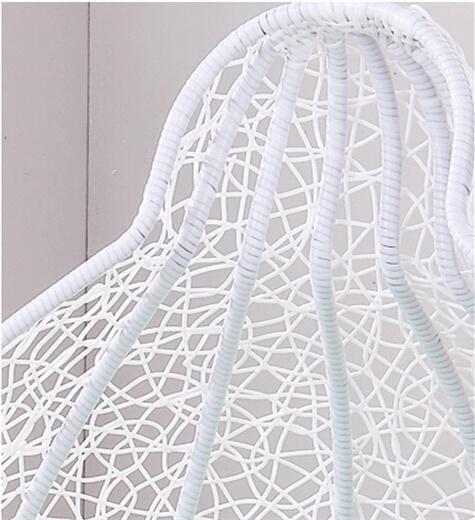 Modern Metal Frame PE Rattan Outdoor Furniture Patio Swing Chair