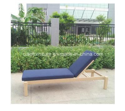 Hotel Outdoor Furniture Rattan Beach Sun Lounger 7013