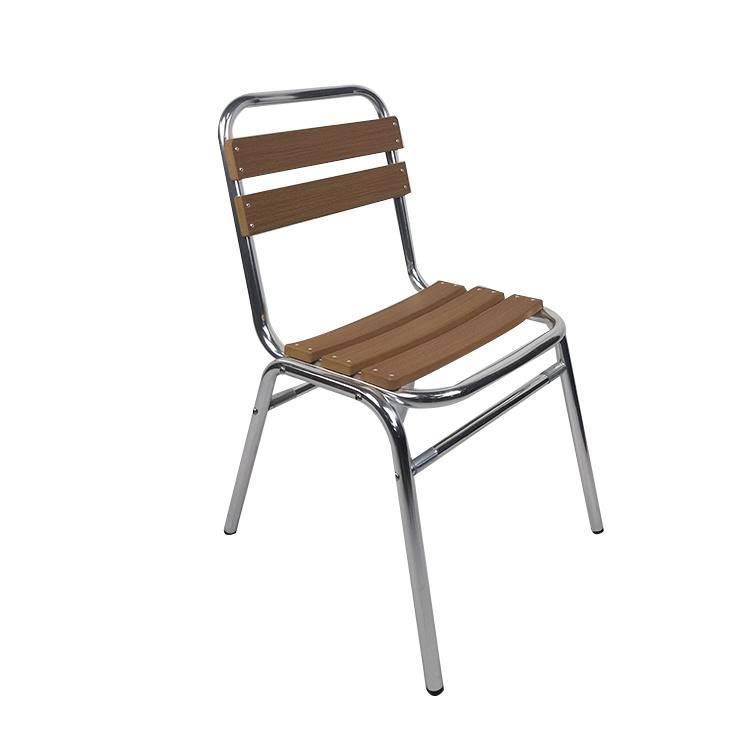 Street Outdoor White Ash Solid Wood Chair Outdoor Furniture