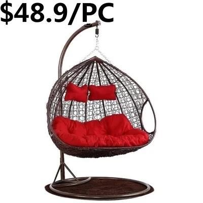 Leisure Outdoor Balcony Garden Hotel Armless Maple Leaf Swing Chair
