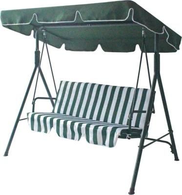 Green Terrace Garden Family Lotus Leaf Straight Tube Swing Chair
