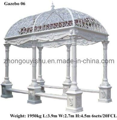 Cast Iron Gazebo Pavillion Garden Decoration Craft