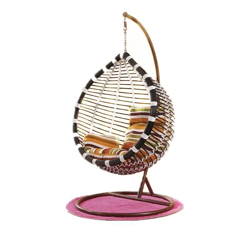 Single Person Indoor Home Hanging Rattan Wicker Leisure Swing Chair