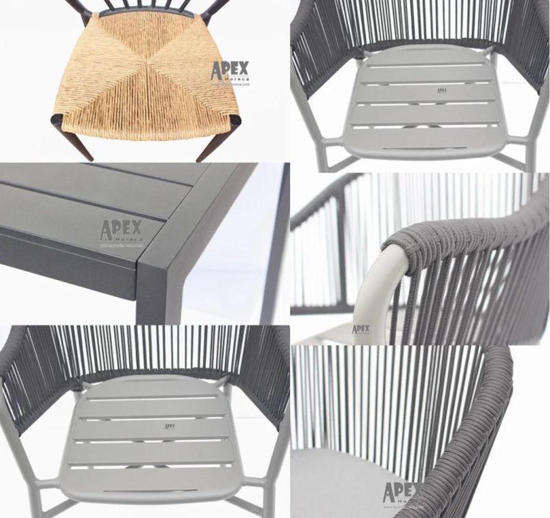 Modern Outdoor Home Wholesale Restaurant Dining Aluminum Chair