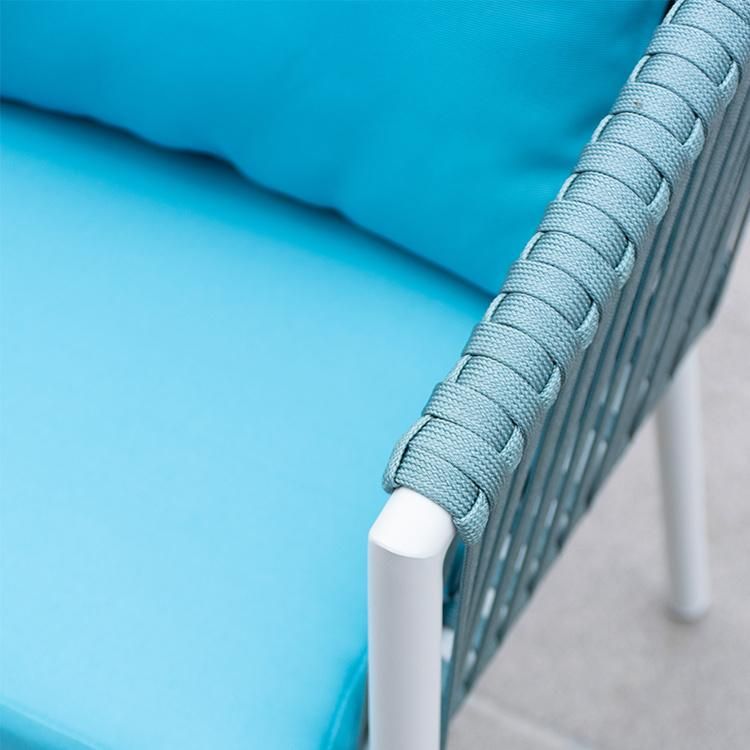 Balcony Patio Chairs with Arm Rest Outdoor Furniture for Restaurant