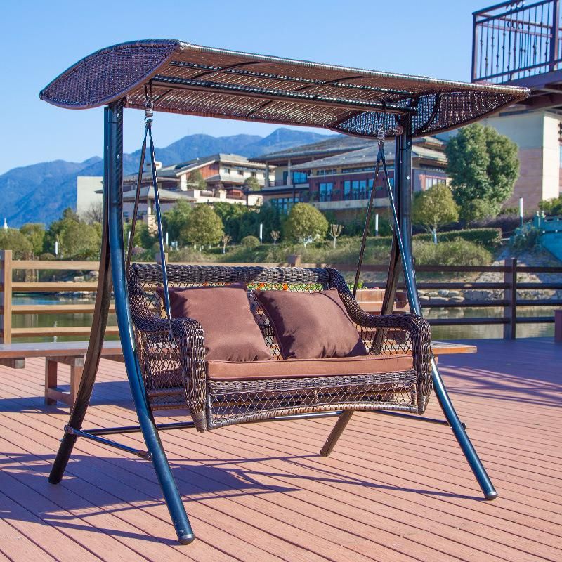 Good Hot Sale Modern Wedding Rattan Plaiting Article Best Garden Outdoor Swing Chair