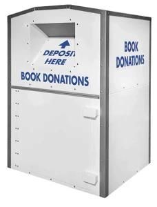 Outdoor Durable Clothing Recycling Bin, Books Recycling Bin, Donation Box