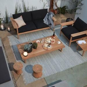 in 2020, The Newest Original Designer&prime;s Nordic Style All-Solid Wood and All-Cloth Sofa Is Simple Living Room and Three-in-One Outdoor Furniture