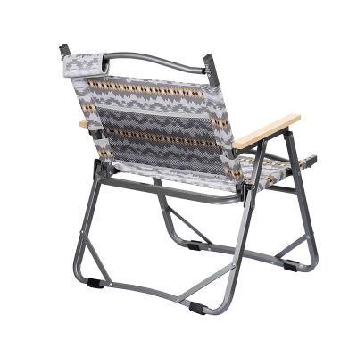 Flower Cloth Garden New Style Aluminum Frame Folding Camping Chair