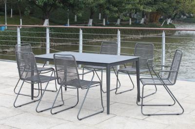 Hotel Room OEM Sectional Dining Set 8 Person Patio Table