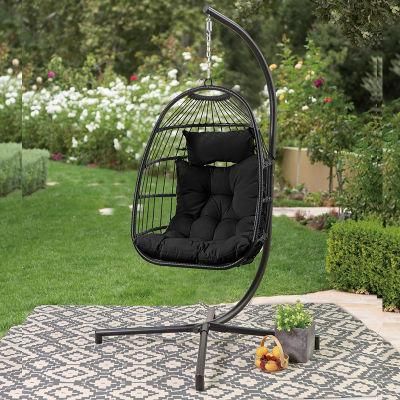 Hot Sale Foshan Customized OEM Rattan Chair Kid Hanging Egg Outdoor Furniture Swing