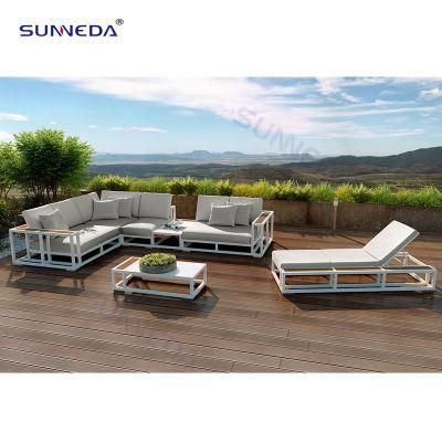 Hotel European Style Leisure Patio Lawn Manor Luxury Garden Sofa Set