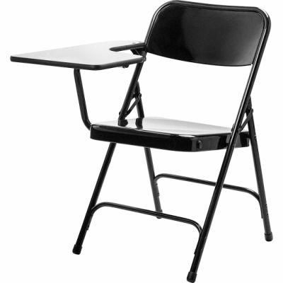 Powder-Coated Frame Tablet Arm Folding Chair