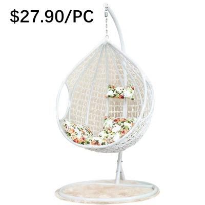 Modern Hot Sale Egg Hanging Rattan Garden Home Hotel Outdoor Swing Chair