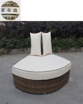 Outdoor Garden Furniture White Combined Rattan Sofa