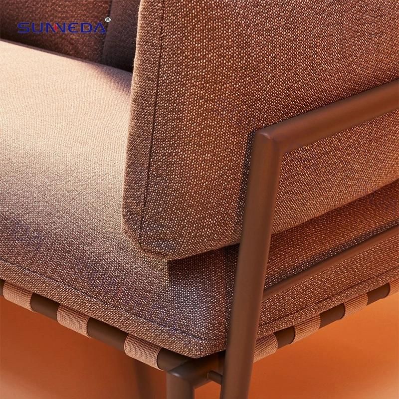 Villa Luxury Public High End Aluminum Furniture Sofa