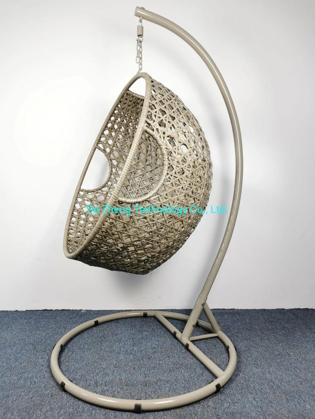 High Quality Waterproof Rattan Outdoor Patio Swing Hotel Egg Chair