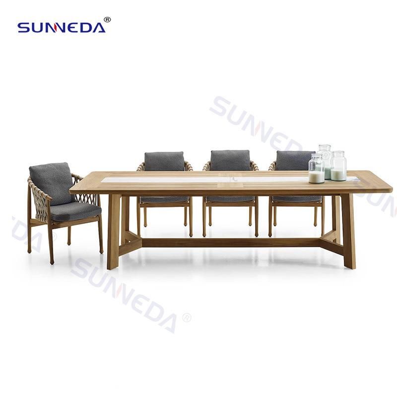 Hot Selling Durable Teak Wood Garden Table Set