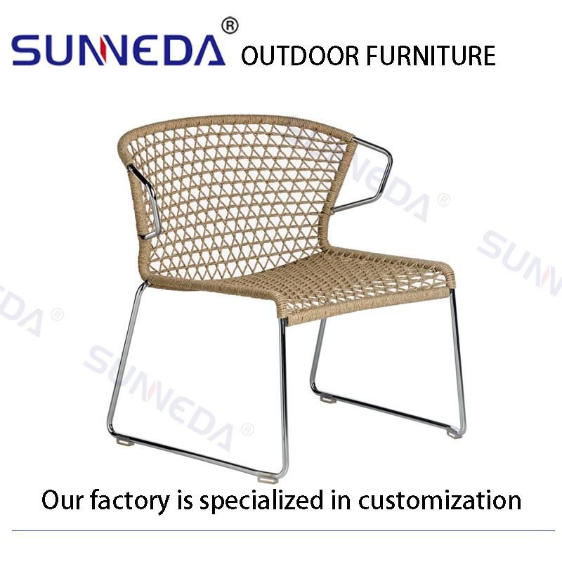 Resort Villa Outdoor Compact Balcony Garden Leisure Loveseat