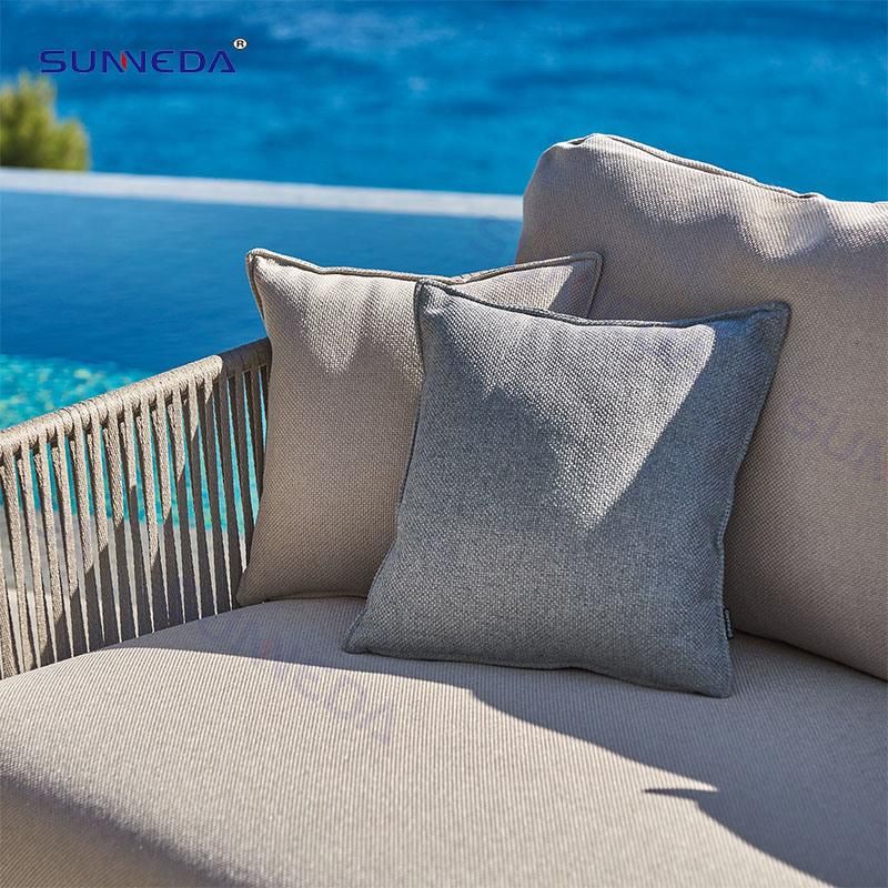 Leisure Hotel Garden Terrace Outdoor Home Handmade Rattan Aluminum Alloy Sofa Set