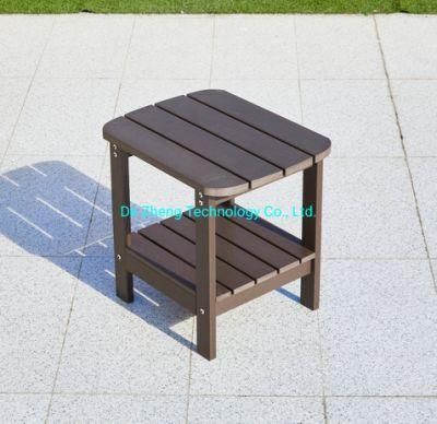 Outdoor Coffee Table Garden Patio Polywood Top Coffee Side Table