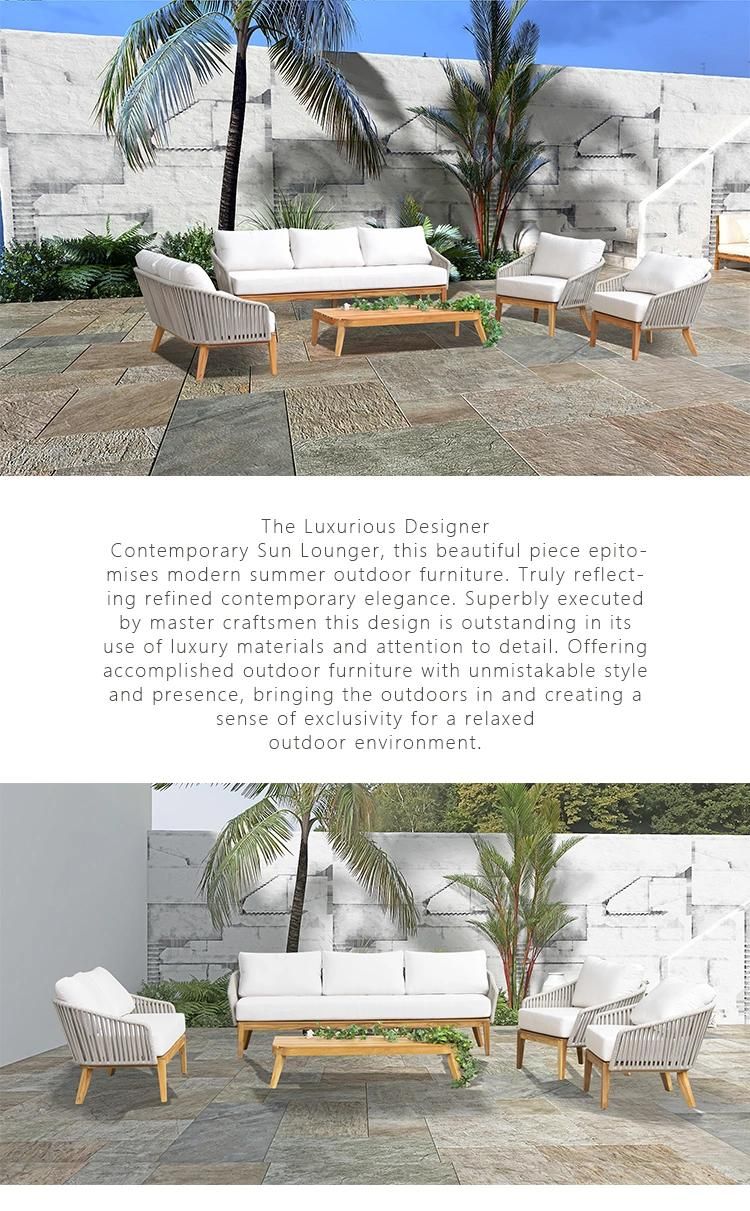 Cafe Restaurant Darwin Modular China Sets Modern Furniture Wood Garden Sofa Hot Sale