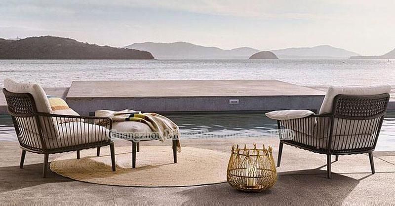 Amazon Outdoor Furniture Garden Steel Rattan Chair Set