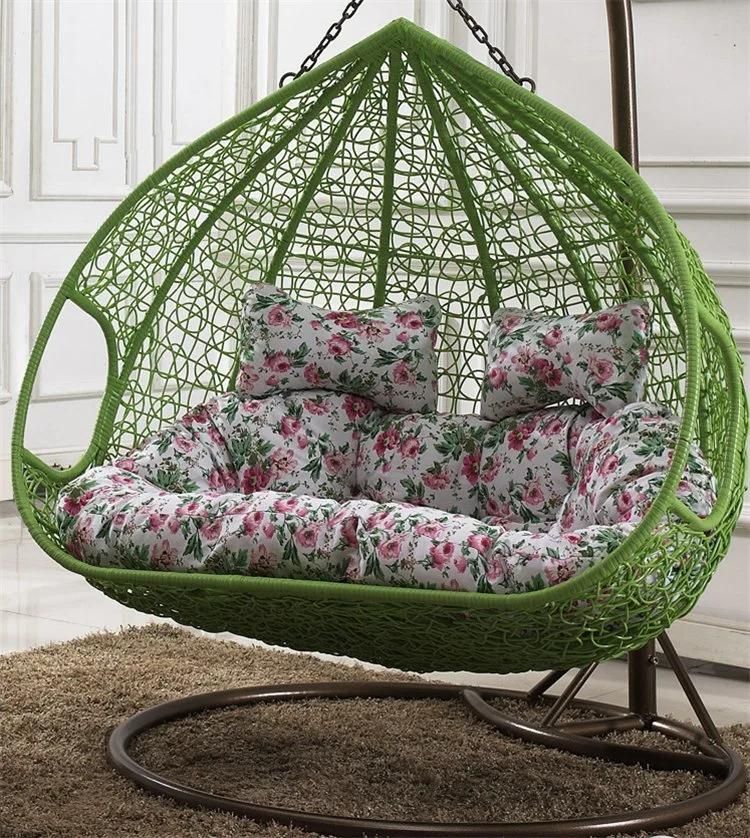 Wholesale Modern Indoor Wicker Egg Garden Hanging Swing Chair Cushion
